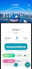 Non Shiny Kyogre Tokyo background Go Fest 2026 Pokemon Trade