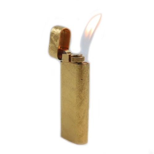 Cartier accendino a gas ovale all over roller accensione oro OK - Foto 3 di 6