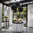 Yescom 8PCS Disco Ball 7"/12"/16"/20"/24" for 70s 80s Party Events Wedding Black — photo 5