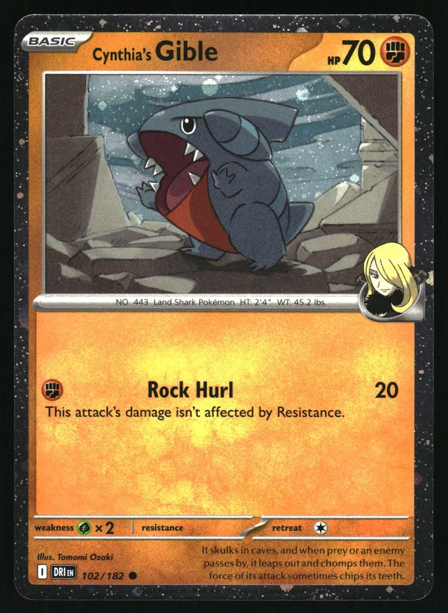 Gible Pokemon Card for sale