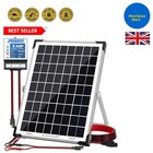 Hocheffizientes 10W Solarpanel Ladegerät Kit mit 8A Controller für 12V Batterien