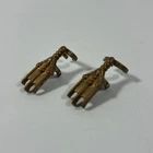 Vintage GI Joe ARAH Cobra Overlord 1990 Hasbro Original Parts - 2 Gold Claws Set