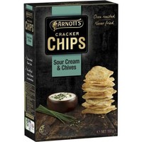 Arnott's Cracker Chips Sour Cream & Chives