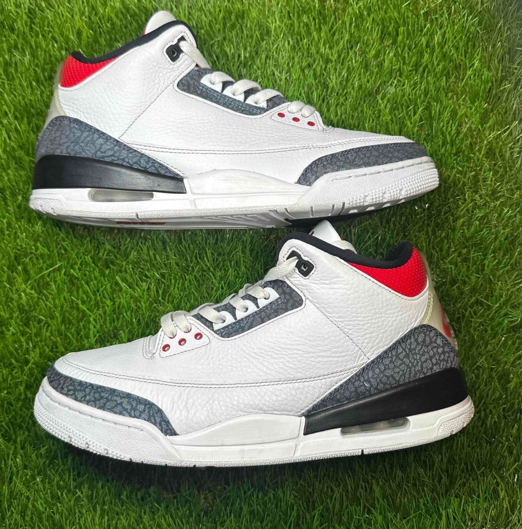Size 11.5 - Jordan 3 Retro Denim SE Fire Red 2020