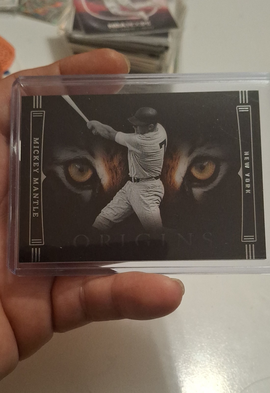 2023 Chronicles - Origins Tiger Eyes Mickey Mantle #TIGMM