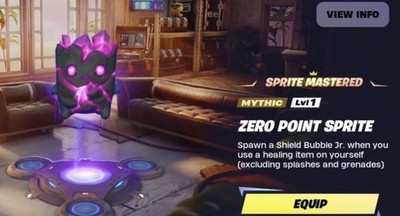 Fortnite In Game Sprite (Zero-Point)/ All Console