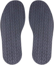 Shoe Bottom Full Sole Repair Replacement Anti-Slip Rubber, 4Mm Thickness 1 Pair