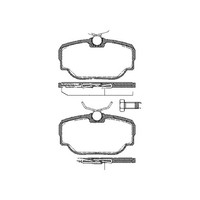 Bremsbelagsatz Scheiben 16,3 Mm Triscan FüR U.A. Range Rover Ii