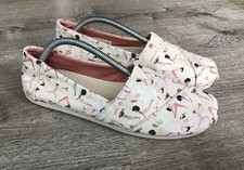 Toms Slip On Flats Womens Yoga Dancing Size 9 10017957 Multicolor Lightweight