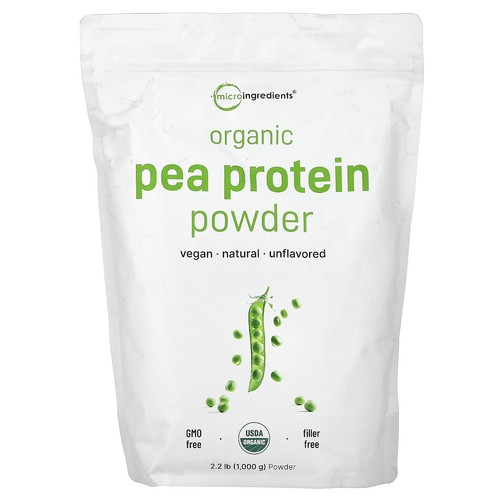 Organic Pea Protein Powder, 2.2 lb (1,000 g)