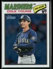 2026 Topps Heritage Cole Young #142 Rookie RC Chrome Mariners (648)