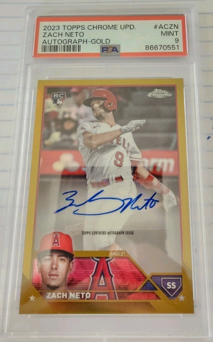 2023 Topps Chrome Update Series - Autographs Zach Neto #AC