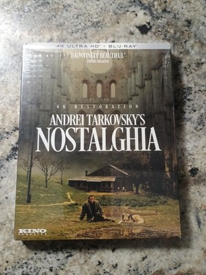 Nostalghia  4k Ultra HD and Blu ray 1983 Kino Lorber OOP Slip
