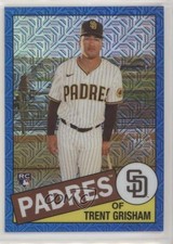 2020 Update Silver Pack 1985 Topps Chrome Baseball Blue 86/150 Trent Grisham 8t7
