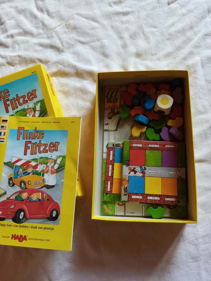 Flinke Flitzer Haba Spiel 4411 4-8 Jahre Farbwürfelspiel - Bild 2 von 3