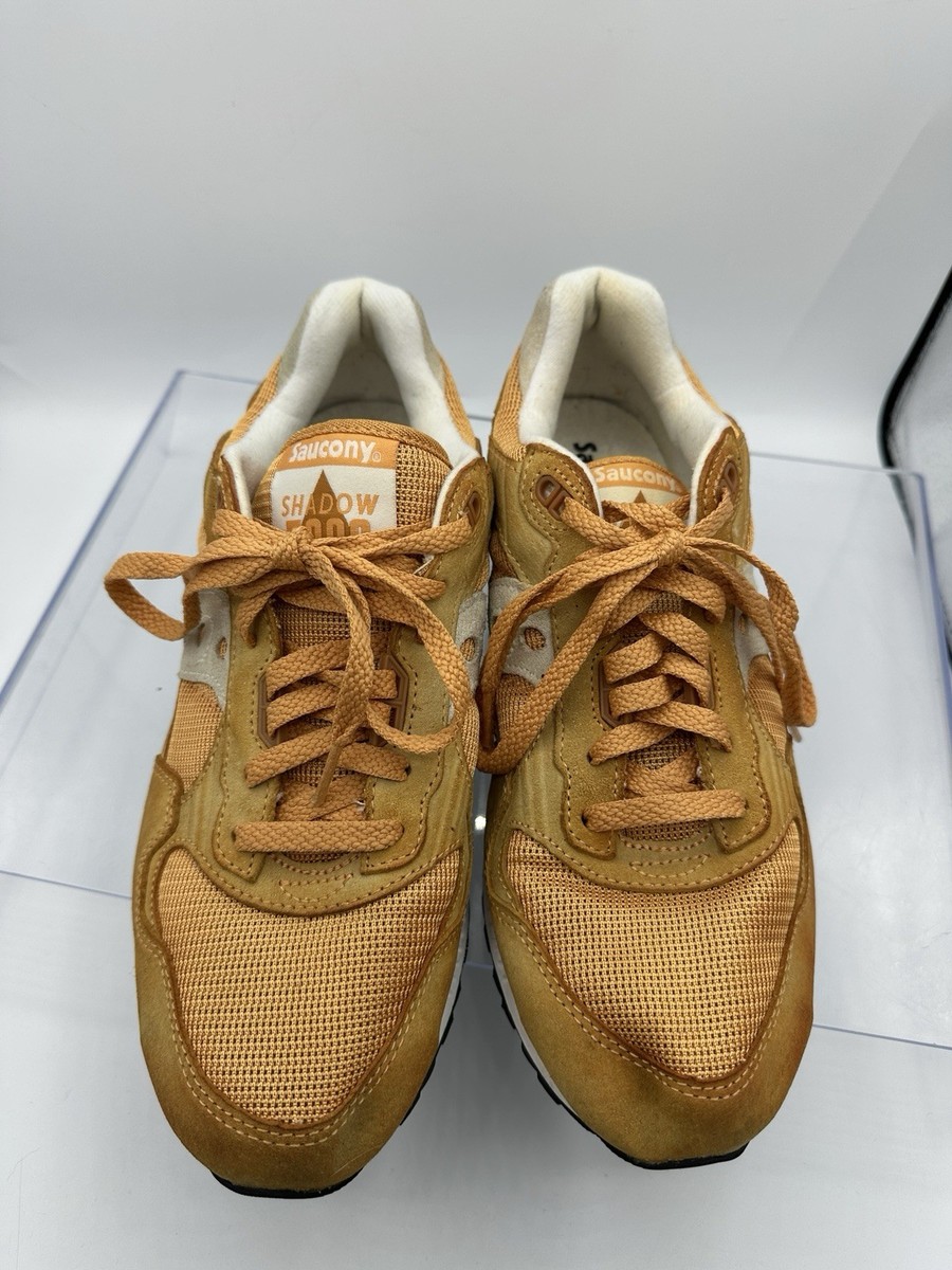 Saucony Shadow 5000 Mustard Yellow Sneakers Mens Size 9 S70665-10 Saucony Shadow 5000 Mustard Yellow Sneakers Mens Size 9  main image 2