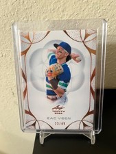 2024 Leaf Trinity Zac Veen /49 Bronze #198 - Colorado Rockies