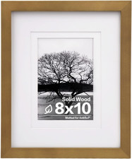 8X10 Picture Frame Made of Solid Wood with Plexiglass, Display Pictures
