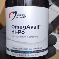 Designs for Health OmegAvail Hi-Po Omega-3 Fi...