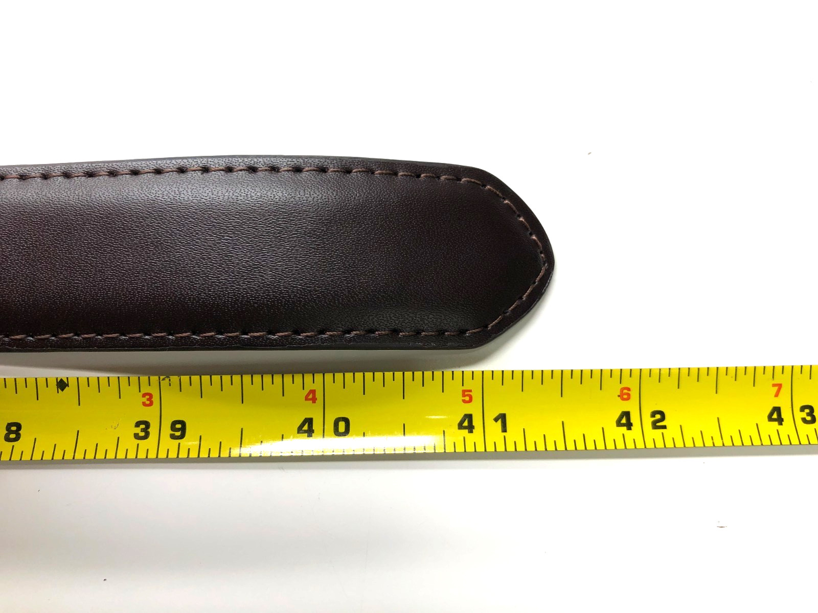 Nocona Belt Co. Dress Belt N1410802 Brown Mens Sz 36 Genuine Leather 1 1/8"