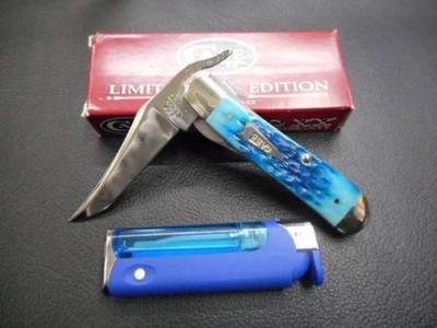 CASE TESTED XX USA 61953L SS Folding Knife Limited Edition 1of2500 Blue Handle