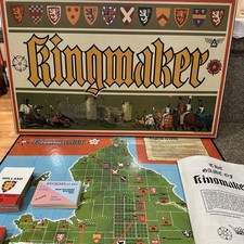Vtg Kingmaker Board Game War of the Roses Ariel 1974