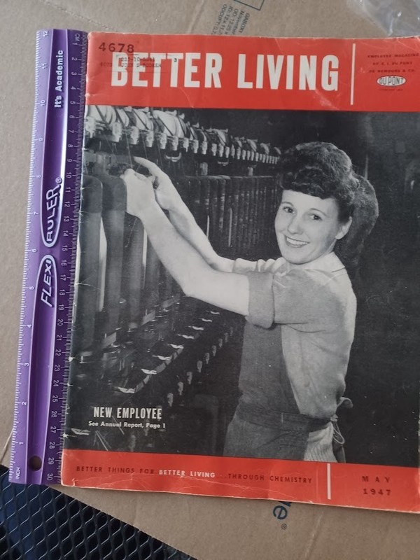 Vintage Better Living Employee Magazine Du Pont  May 1947 Issue