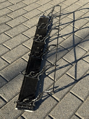 C.1900 Hat & Coat 38"L Wall Rack w/ 2 Joining Bars Scarves, Hand Towels, Robes - Picture 9 of 24