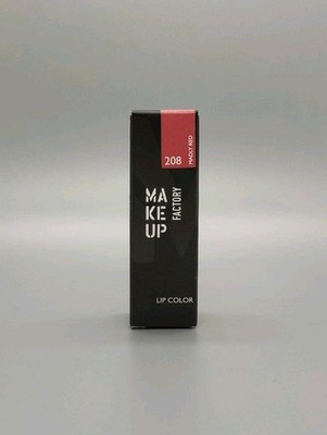 Make Up Factory: Lip Color Lipstick - Lippenstift - 208 Madly Red - 4 g