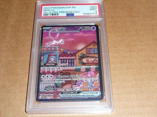 2023 Pokemon SCARLET VIOLET EN MEW EX 151 ULTRA PREMIUM COLLECTION #053 PSA 9