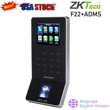 Zkteco F22 Fingerprint Time Clock Biometric Attendance Access Control System