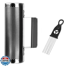 Metal Guiro Instrument, 8" 3" Stainless Steel Dominicana Guira Sh