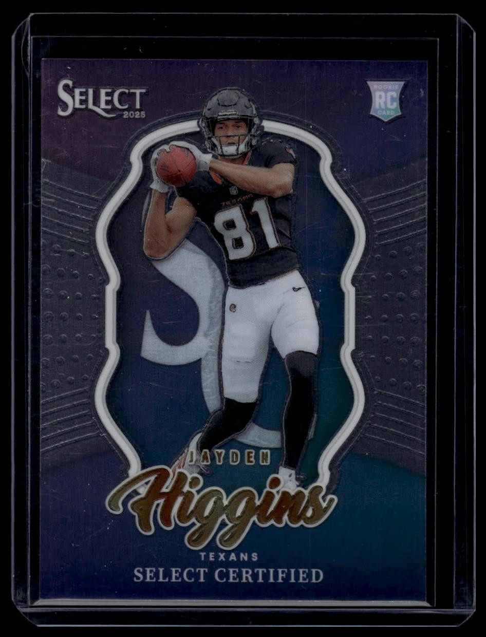 2025 Panini Select #19 Jayden Higgins Select Certified Rookies