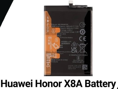 Für Huawei Honor X8A Ersatz Akku 4400 mAh Premium Qualität HB416594EGW.