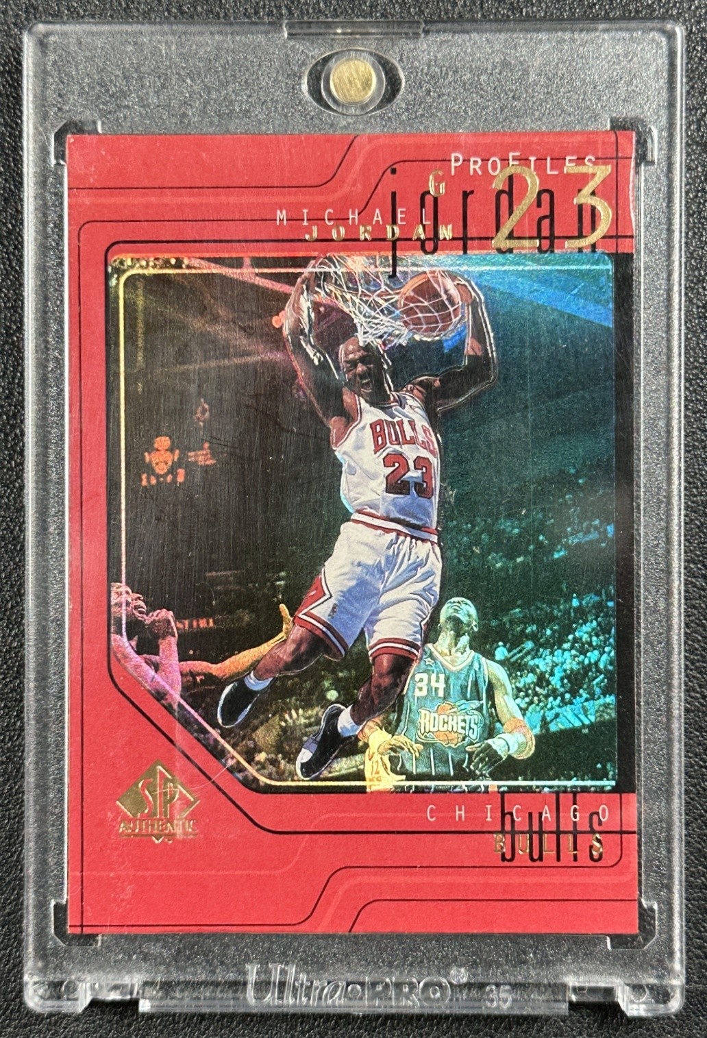MICHAEL JORDAN 1997-98 SP AUTHENTIC #P1 PROFILES LEVEL 2 II BULLS