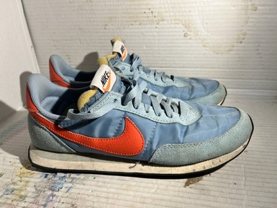 Size 9 - Nike Waffle Trainer 2 Worn Blue Team Orange