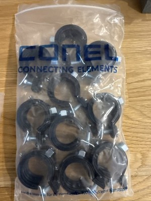 Conel Rohrschelle 2'' Clic 28-30mm M8 für Stahl/Metall Abfl. 10Stk