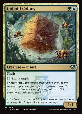 MTG Secrets of Strixhaven U Cuboid Colony #0183 PLAYSET 4X X4