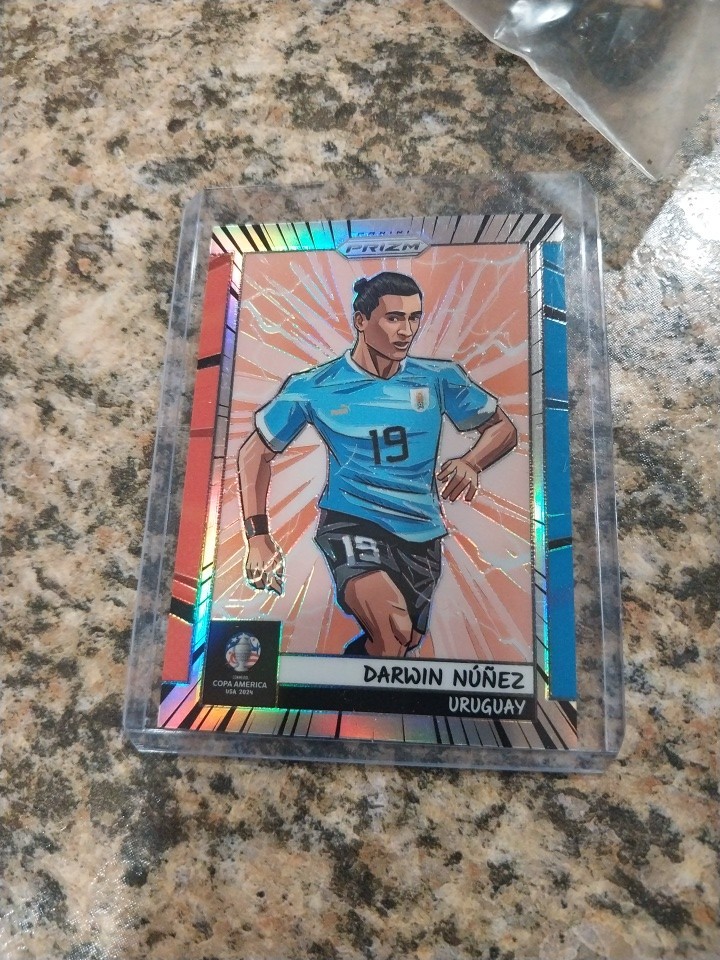 Darwin Nunez 2024 Panini Prizm Copa Manga Prizm SSP Case Hit NRMT+ Uruguay / LFC