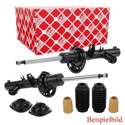 FEBI BILSTEIN 2x Stoßdämpfer +Domlager +Staubschutzsatz vorne für Audi A3 8PA