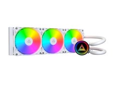 MONTECH LightFlow ARGB 360 CPU Liquid Cooler, 360mm AIO with Infinity Mirror Des
