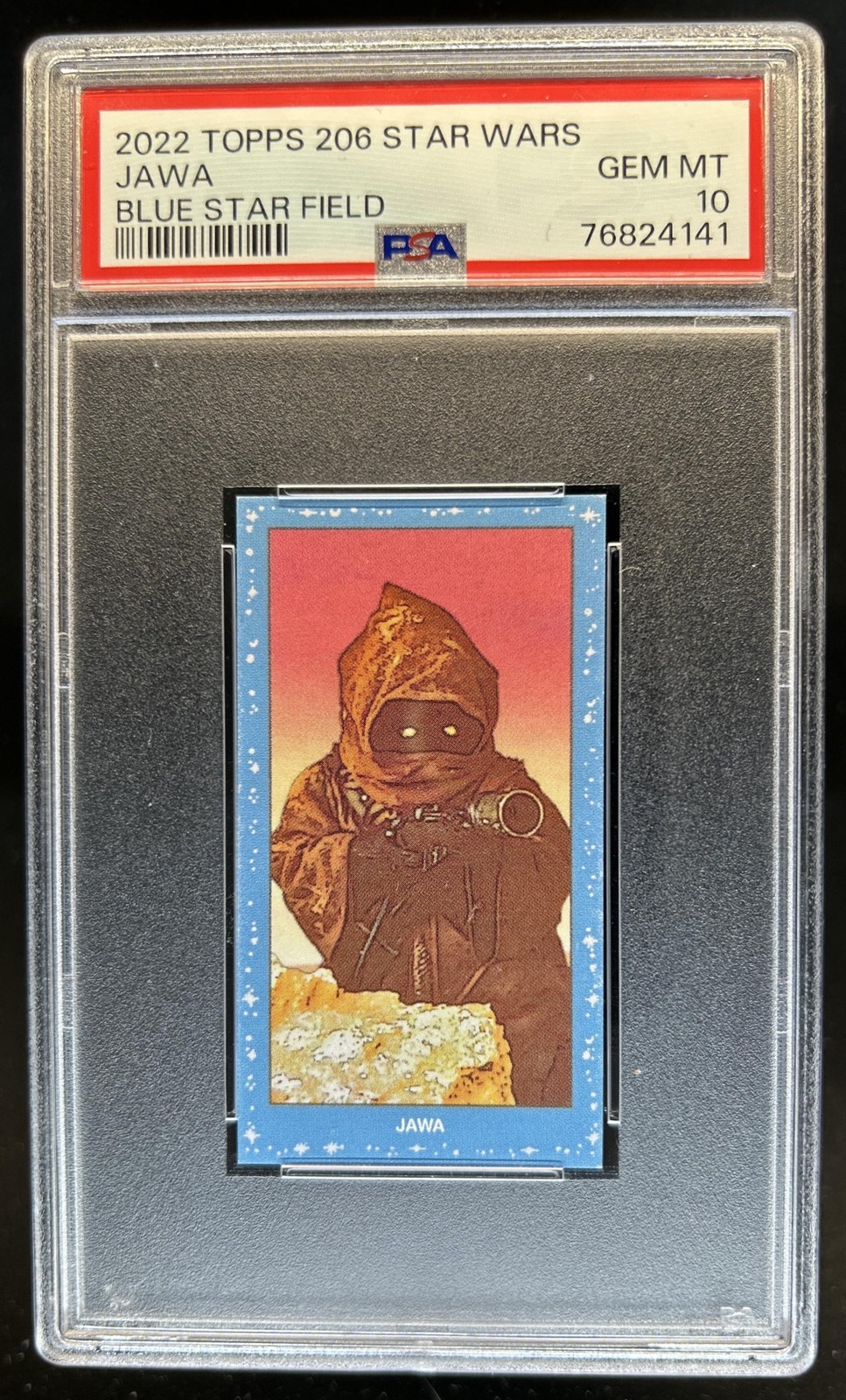 2022 Topps 206 Star Wars Jawa Blue Star Field PSA 10 GEM MINT
