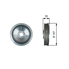 Poulies diverses Alfa Romeo MITO