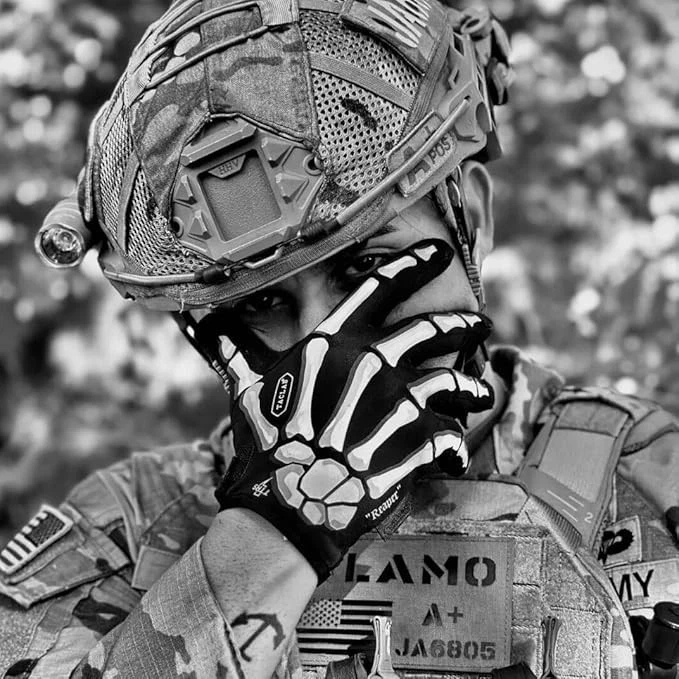 Guantes TACLAB Reaper Skeleton Range 8 Colores Delgados Ligeros Policía Militar Foto 3 de 4