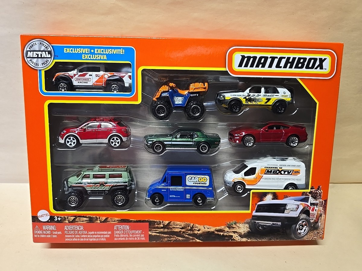 2020 Matchbox 9-Car Gift Pack w/ Exclusive Ford Pick-Up Truck
