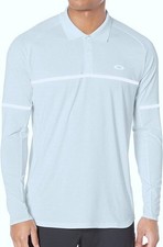 New Oakley UV Sleeve TECH L/S Golf Shirt   Arctic Ice - Men's Extra Large XL