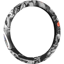 Bell Automotive 22-1-97478-9 David Gonzales Rose Steering Wheel Cover