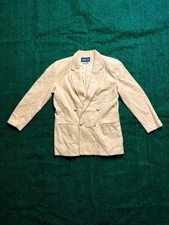 90s Casablanca Yellow Wool Blazer Womens Size 12