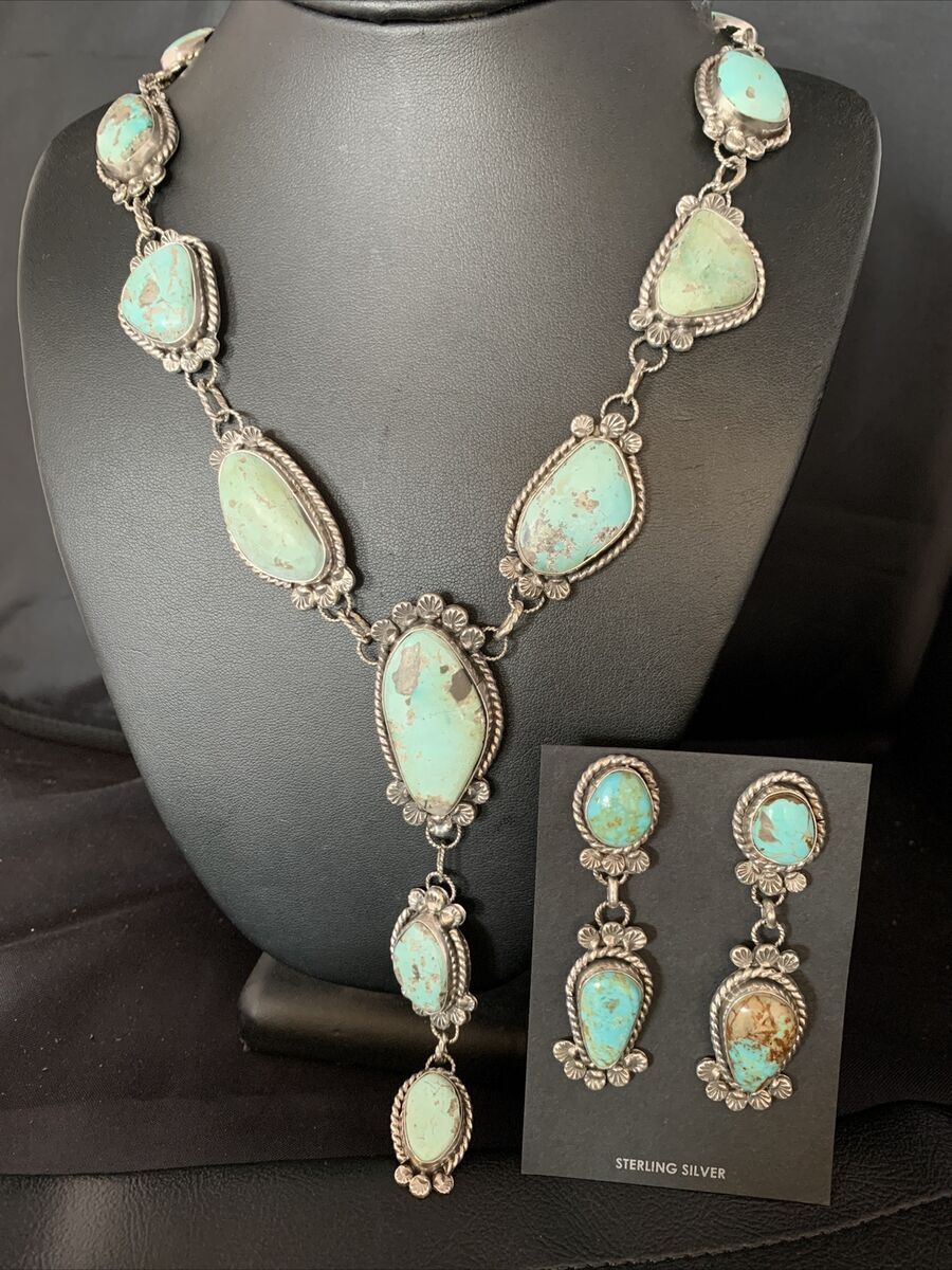 Monster Vintage Native American Navajo Dry Creek Turquoise Sterling Silver Bracelet Monster Vintage Native American Navajo Dry Creek Turquoise Sterling Silver Bracelet