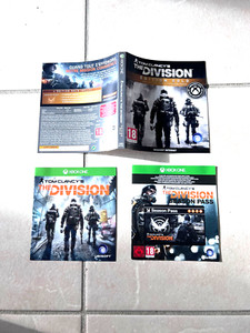 POUR XBOX ONE Tom Clancy's : The Division - Gold Edition (notice et jaquette)